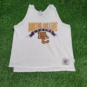 Vintage Boston College Eagles Tank-Top Large 22x25 Crop USA